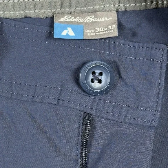 Eddie Bauer First Ascent Guide Pro Pants Men's 30x31* Blue Performance Hiking - Picture 4 of 12